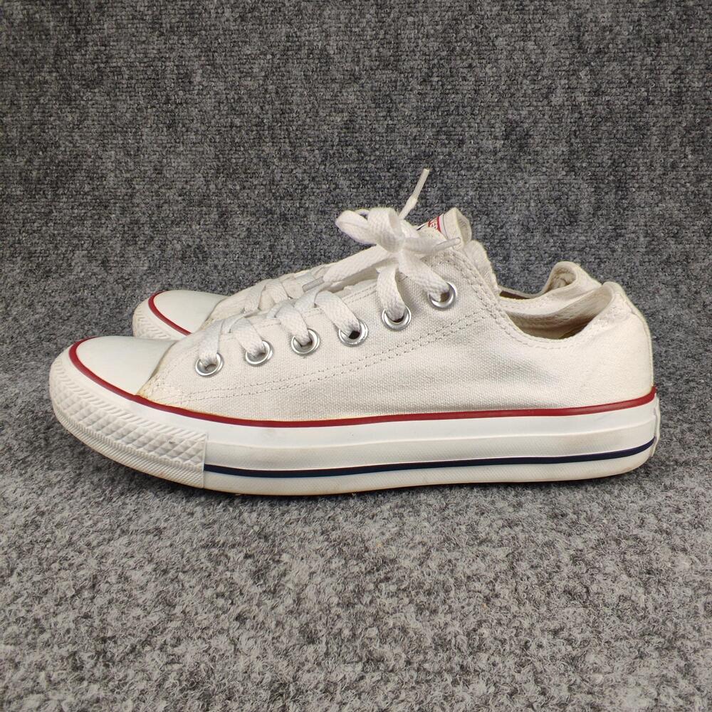 Converse Chuck Taylor All Star Shoes Mens Size 5 White Low Top Sneakers M7652